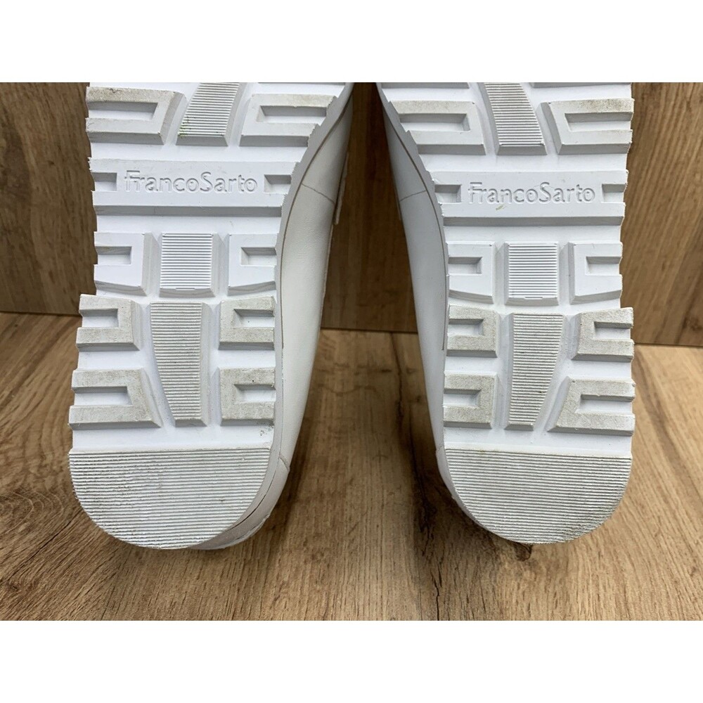 Franco Sarto Women's Cedra Penny Loafers Slip On Shoes Light Beige Leather Sz 8M - Picture 16 of 16